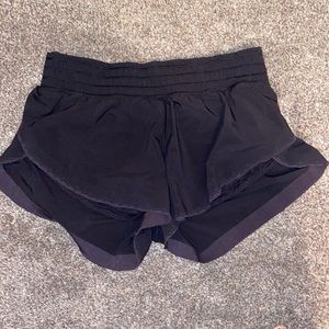 Black lululemon shorts